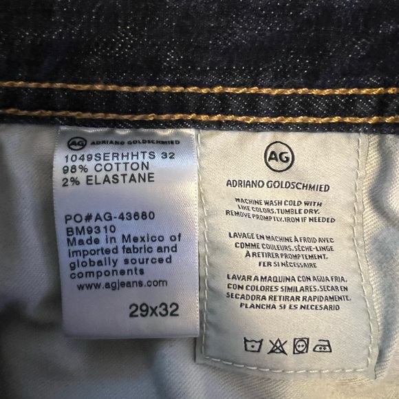 NWOT Adriano Goldschmmied Straight jeans - Picture 4 of 5